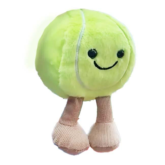 かわいいぬい を連れてでかけよう♪  デリケートボール テニスボール型 ぬいるぐみ 手の平サイズ TE939976 グリーン(25y5m) | 