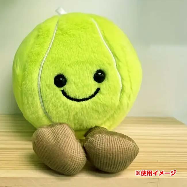 かわいいぬい を連れてでかけよう♪  デリケートボール テニスボール型 ぬいるぐみ 手の平サイズ TE939976 グリーン(25y5m) |  | 01
