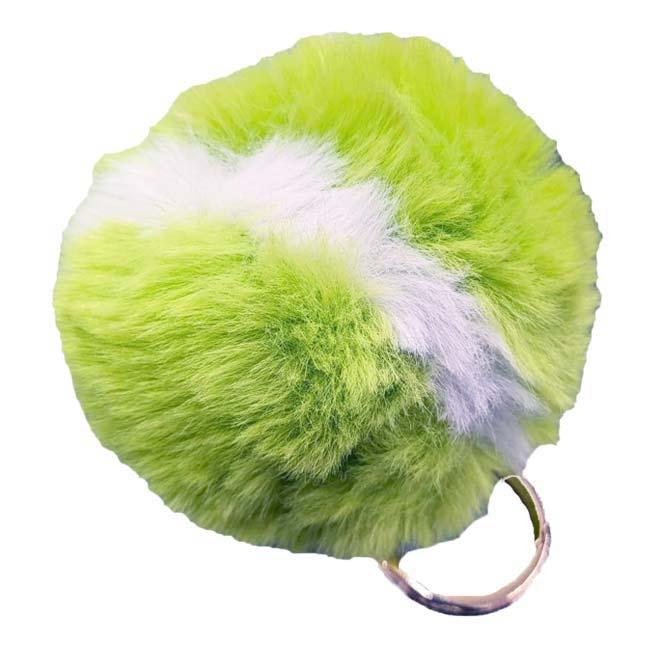 【毛足が長くて心地よい】 ふわふわ テニスボール キーホルダー キーリング TE939986(24y7m) |  | 02