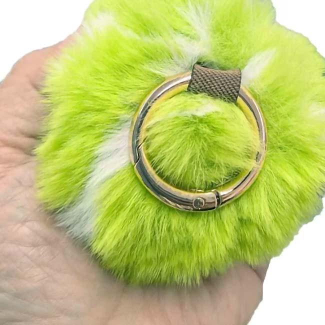 【毛足が長くて心地よい】 ふわふわ テニスボール キーホルダー キーリング TE939986(24y7m) |  | 04