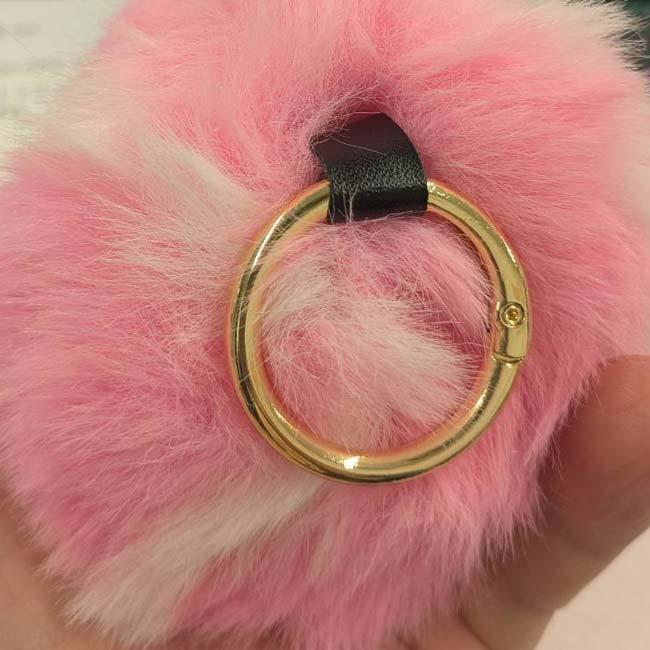 【毛足が長くて心地よい】 ふわふわ テニスボール キーホルダー キーリング TE939986(24y7m) |  | 06