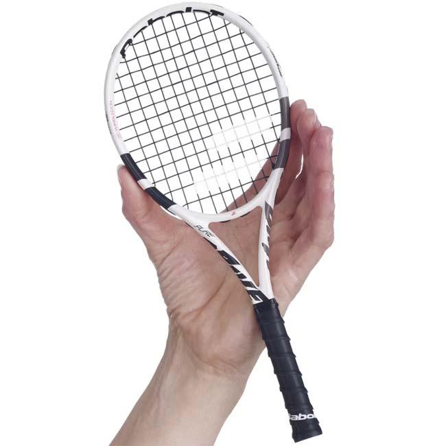 全長25.5cm！ バボラ(Babolat) ミニラケット 2026 Pure Drive Wimbledon ピュアドライブウインブルドン ※注意※ミニチュアです！ 741027-100 WH×BK(26y8m) | Babolat | 02
