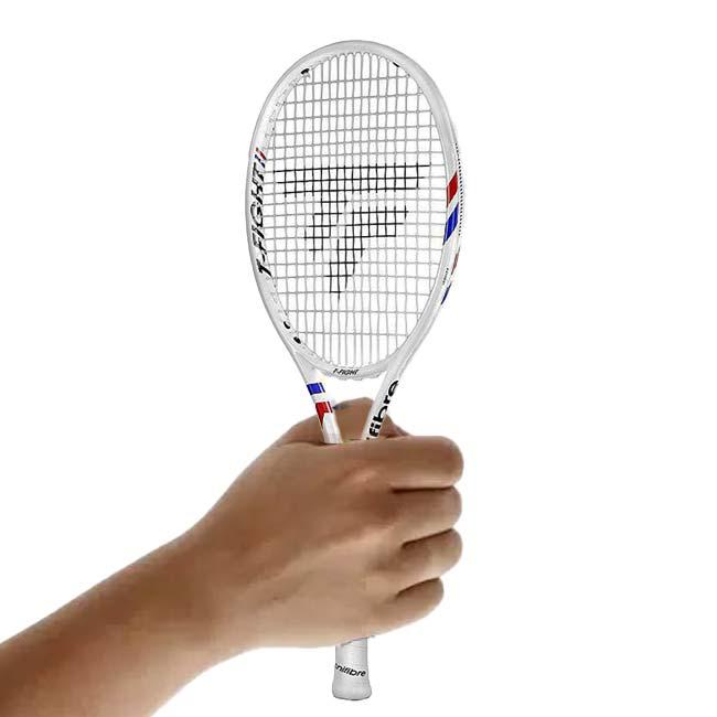 全長25.5cm！ テクニファイバー(Tecnifibre) ミニラケット T-FIGHT Tファイト ※注意※ ミニチュアです！ 56MINIRKTS ホワイト(25y6m) | Tecnifibre | 02