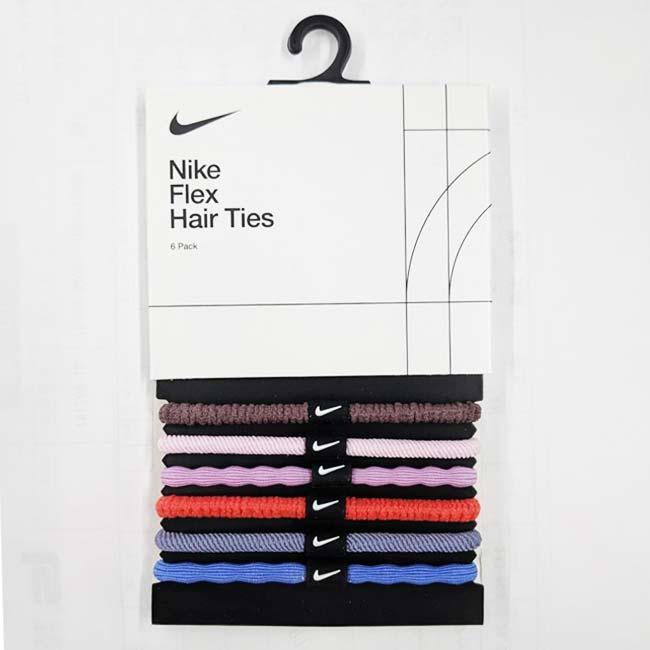 ナイキ(NIKE) FLEX フレックス ヘアタイ ヘアゴム 色違い6本組 BN2085-531 タトゥー×ピンクフォーム(26y1m) | NIKE | 02