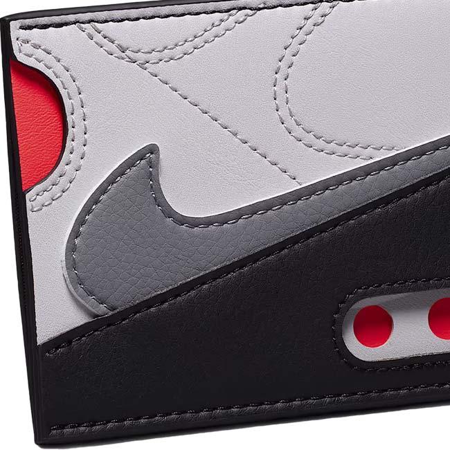 ナイキ(NIKE) 2025 SP ユニセックス Icon Air Max 90 アイコン エアマックス90 カードウォレット カードケース N1009740-068 ブラック×グレー×レッド(25y5m) | NIKE | 02