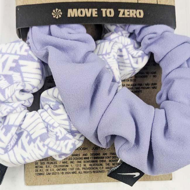 ナイキ(NIKE) Dri-FIT ギャザーヘアタイ 3.0 2個セット シュシュ ヘアゴム BN2103-554リラクアイス×ホワイト(25y4m) | NIKE | 02