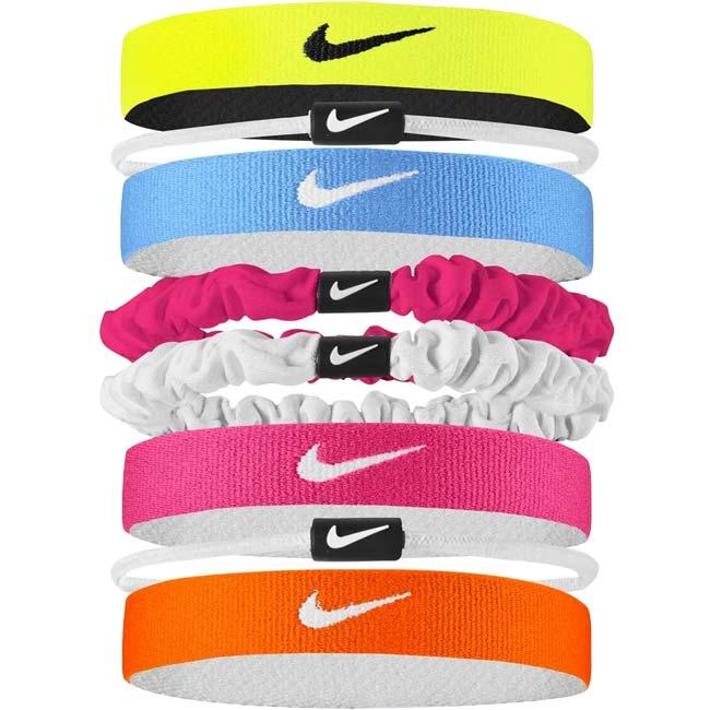 ナイキ(NIKE) FLEX フレックス クラシック ミックス ヘアタイ ヘアゴム 8本組 BN2086-726ボルド×ホワイト×ブラック(25y4m) |  | 01