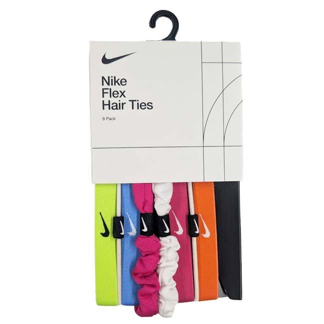 ナイキ(NIKE) FLEX フレックス クラシック ミックス ヘアタイ ヘアゴム 8本組 BN2086-726ボルド×ホワイト×ブラック(25y4m) |  | 02