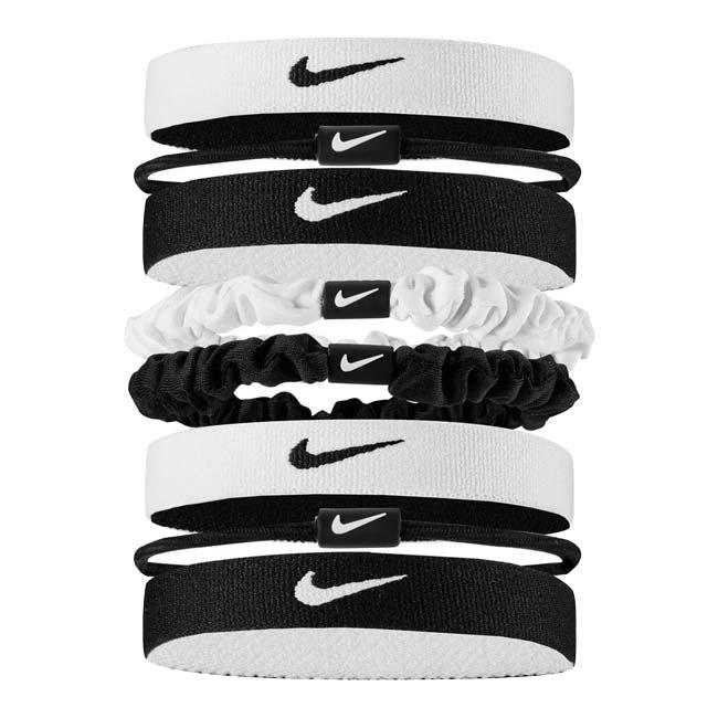 ナイキ(NIKE) FLEX フレックス クラシック ミックス ヘアタイ ヘアゴム 8本組 BN2086-127ホワイト×ブラック(25y4m) | 