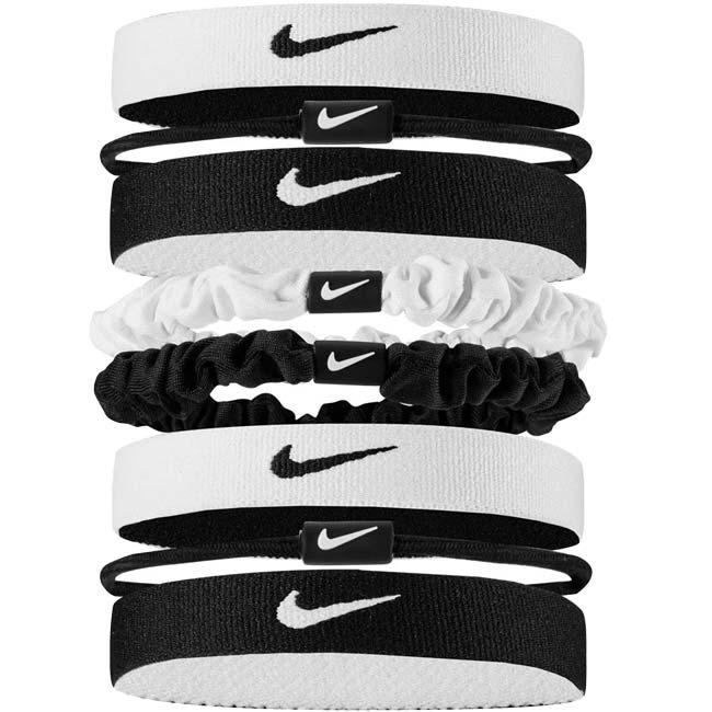 ナイキ(NIKE) FLEX フレックス クラシック ミックス ヘアタイ ヘアゴム 8本組 BN2086-127ホワイト×ブラック(25y4m) |  | 01