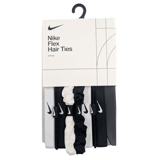 ナイキ(NIKE) FLEX フレックス クラシック ミックス ヘアタイ ヘアゴム 8本組 BN2086-127ホワイト×ブラック(25y4m) |  | 02