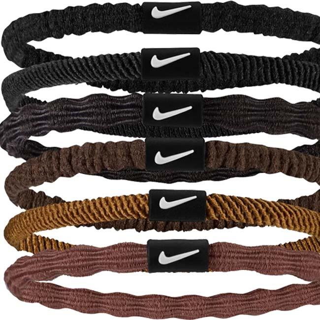 ナイキ(NIKE) FLEX フレックス ヘアタイ ヘアゴム 色違い6本組 BN2085-205カカオW×レッドS×ホワイト(25y4m) |  | 01