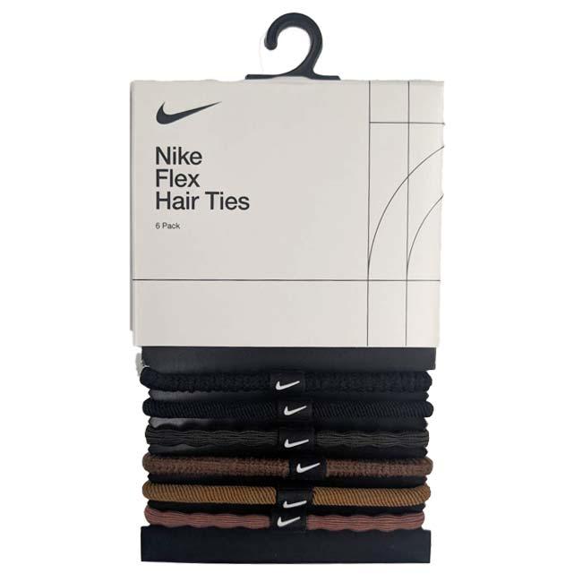 ナイキ(NIKE) FLEX フレックス ヘアタイ ヘアゴム 色違い6本組 BN2085-205カカオW×レッドS×ホワイト(25y4m) |  | 02