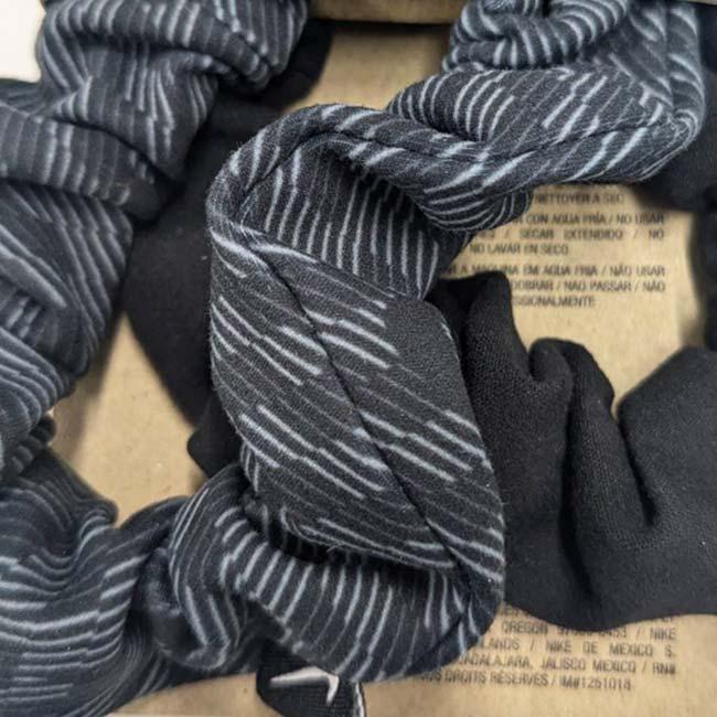 ナイキ(NIKE) Dri-FIT ギャザーヘアタイ 3.0 2個セット シュシュ ヘアゴム N1012763／BN2103-052ブラック×Cグレー×ホワイト(25y1m) | NIKE | 02