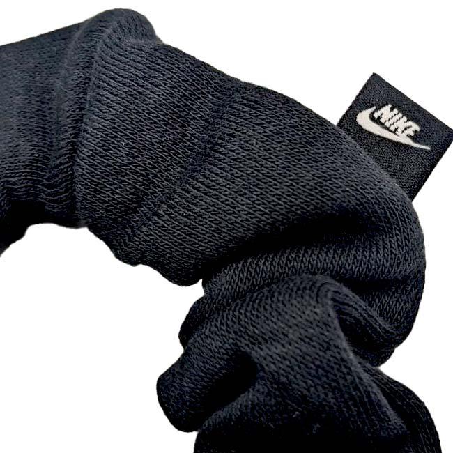 ナイキ(NIKE) CLUB クラブ フリース キャザー ヘアタイ シュシュ ヘアゴム N1009099／BN2100-091ブラック×BK×ホワイト(25y1m) | NIKE | 02