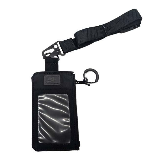 ナイキ(NIKE) TECH テック ステートメント ジップウォレットランヤード 定期入れ ネームホルダー NS2022-013ブラック(24y10m) | NIKE