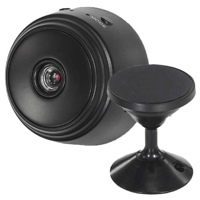 外出先から自宅を見守る ハック(HAC) Wi-Fiピタッとカメラ 背面マグネット仕様 角度調節可能 防犯対策 ※専用アプリ対応※ HAC5141A ブラック(25y12m) |  | 01