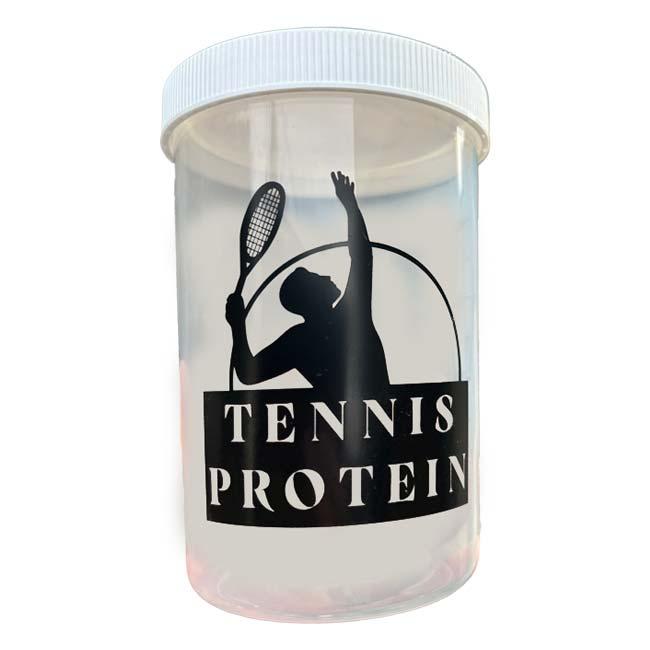 テニスプロテイン用専用シェーカー 400ml 目盛付き(26y2m) | 