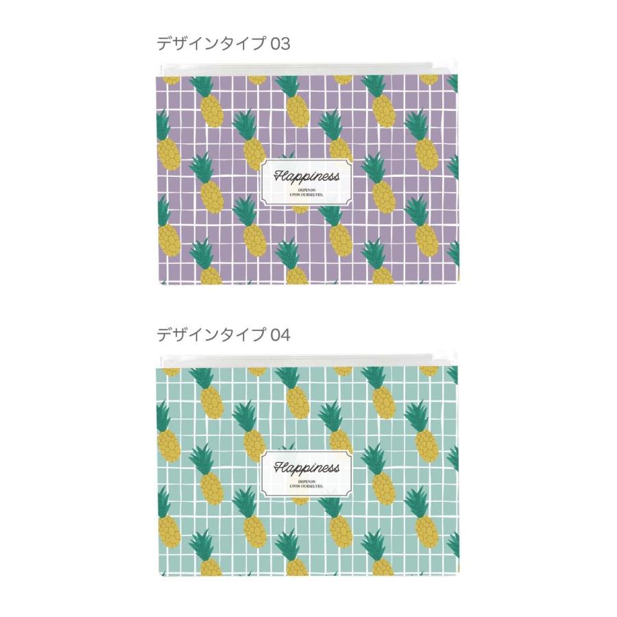 クリアポーチ ポーチ クリア 透明 ミニ おしゃれ 韓国 クリアケース 小物入れ メイクポーチ マルチケース コスメ かわいい パイナップル フルーツ イラスト Ascp 001 Amuse Store 通販 Yahoo ショッピング