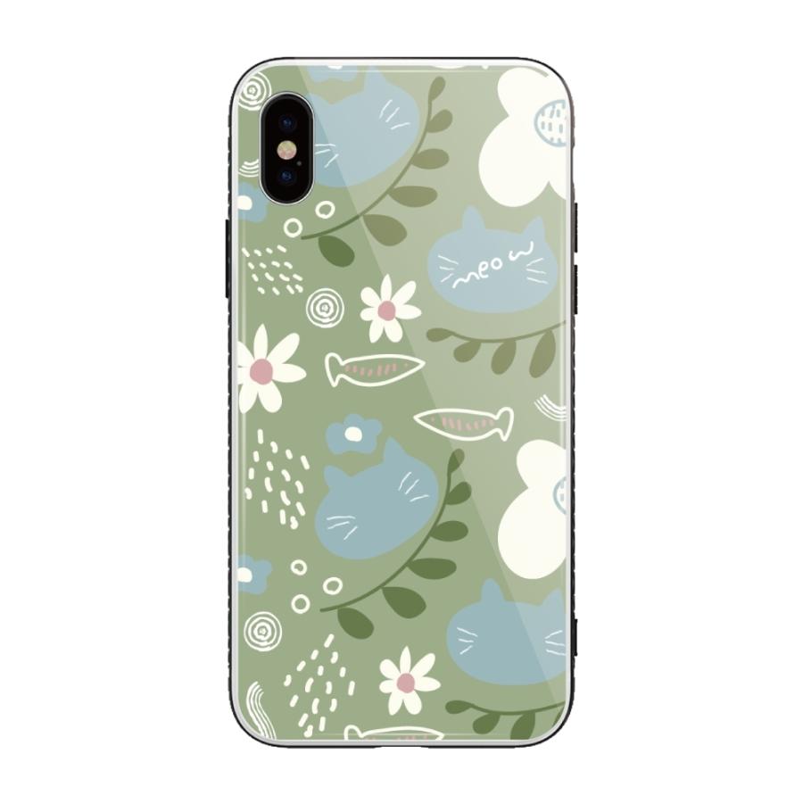 Iphone14 13 Mini Pro ケース スマホケース ガラスケース Iphone12 Iphone Se アイフォン 11 Tpu おしゃれ 猫 ネコ ねこ Cat キャット Meow 北欧風 Asgt 112 Amuse Store 通販 Yahoo ショッピング