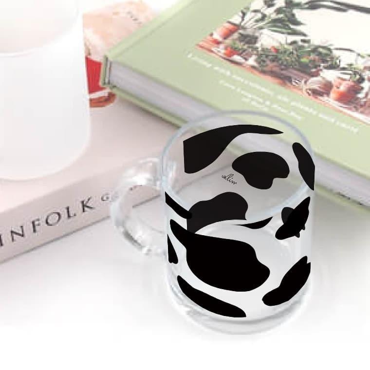 マグカップ クリア ガラス 350ml おしゃれ かわいい 韓国 透明 半透明