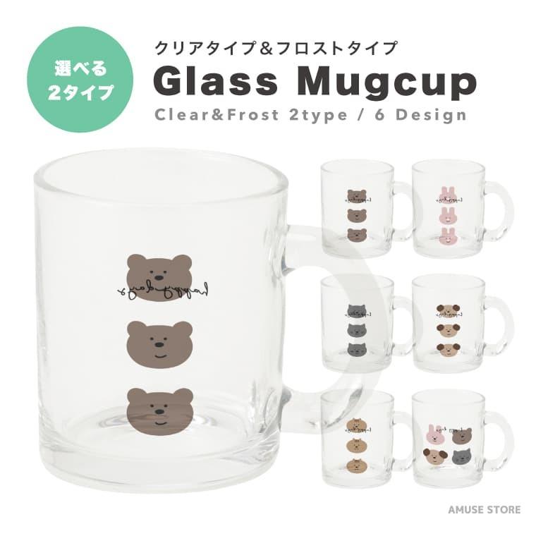 爆売り 男性 プレゼント コップ カップ 半透明 透明 韓国 かわいい おしゃれ 350ml ガラス クリア マグカップ 女性 癒し 犬 猫 うさぎ クマ 動物 イラスト ギフト マグカップ デザインタイプ デザイン03 Www Harmonylu Com