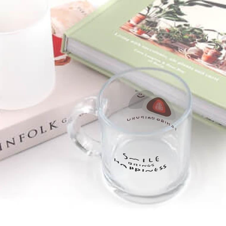 マグカップ クリア ガラス 350ml おしゃれ かわいい 韓国 透明 半透明 カップ コップ プレゼント イラスト フード 韓国 イラスト 和菓子 かわいい Asmgc 015 Amuse Store 通販 Yahoo ショッピング