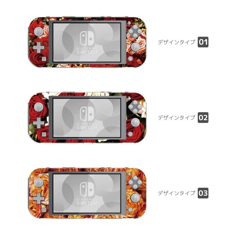 Nintendo Switch Lite ケース カバー スウィッチライト スイッチライト かわいい おしゃれ おもちゃ ゲーム Rose ローズ 花柄 フラワー かわいい｜amusestore｜02