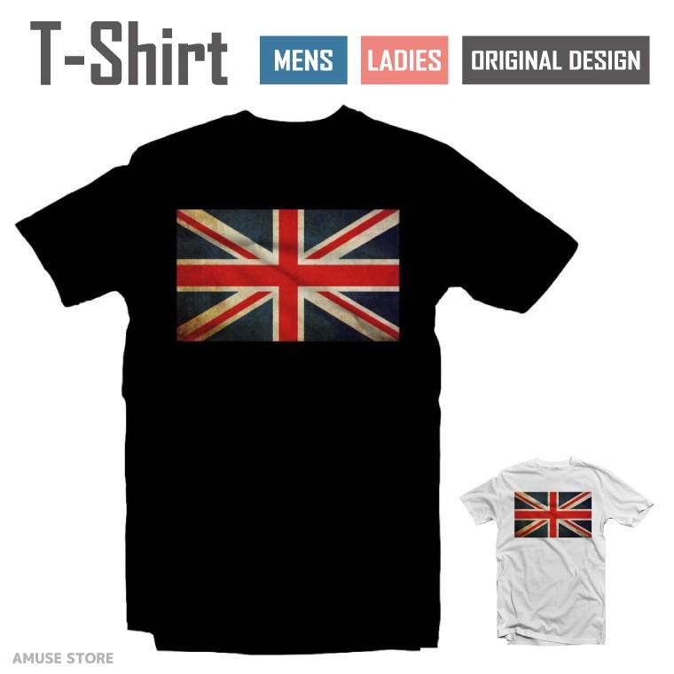 Tシャツ メンズ レディース 半袖 おしゃれ ブラック ホワイト グレー 綿100 カジュアル Uk イギリス 国旗 ブランド ロンドン St 064 Amuse Store 通販 Yahoo ショッピング