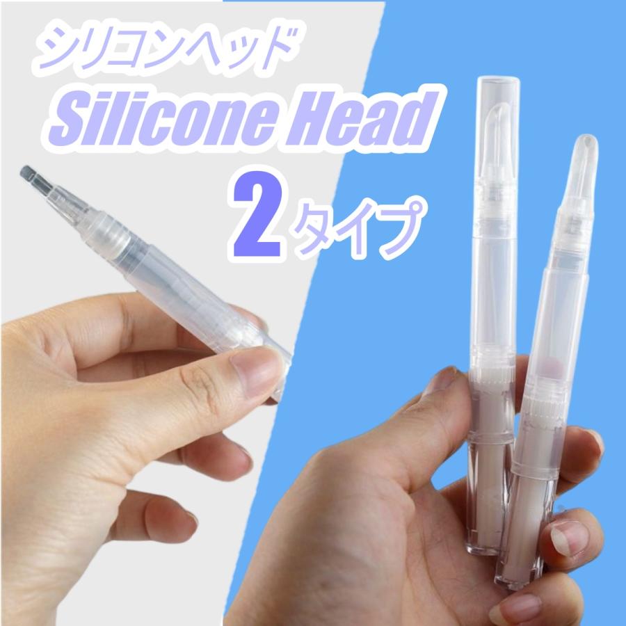 ツイストペン 容器 詰め替え 透明 3ml ブラシ 筆 シリコン セット 空 ファンデーション 乳液 マニキュア ネイル | ブランド登録なし | 12