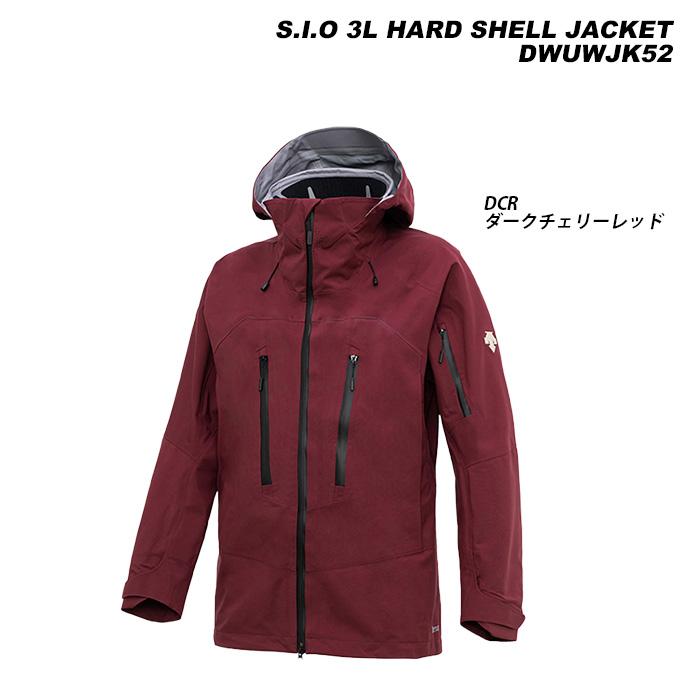 【美品】デサント DESCENTE S.I.O スキーウェア スキーLメンズ 赤 DESCENTE DWMWJK74 S.I.O INSULATED JKT 23-24モデル デサント