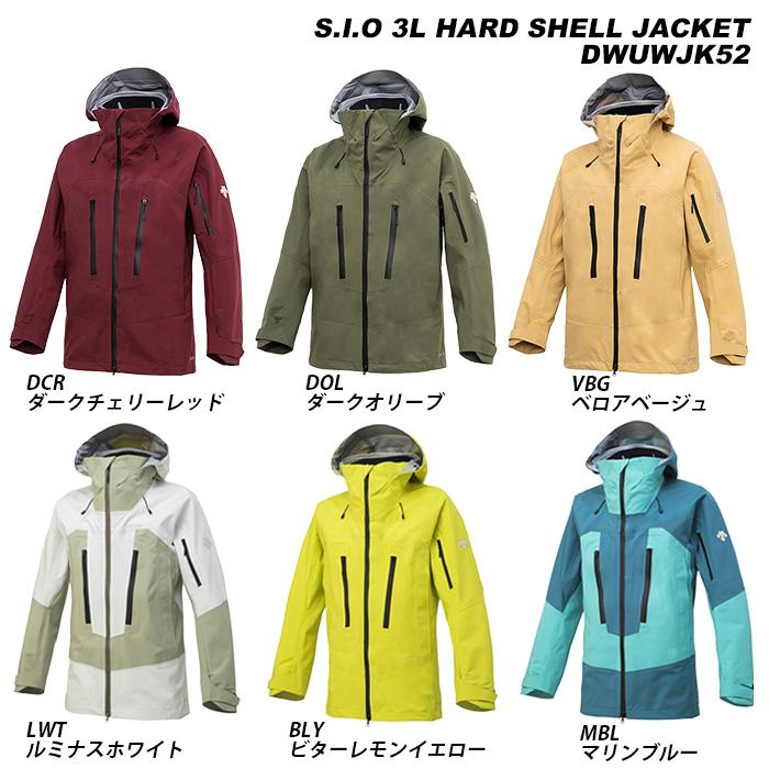 DESCENTE DWUWJK52 S.I.O 3L HARD SHELL JACKET / SHAUN 23-24