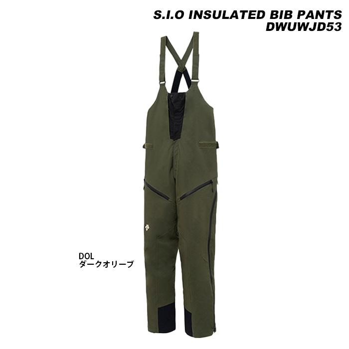 DESCENTE S.I.O INSULATED BIB PANTS Sサイズ