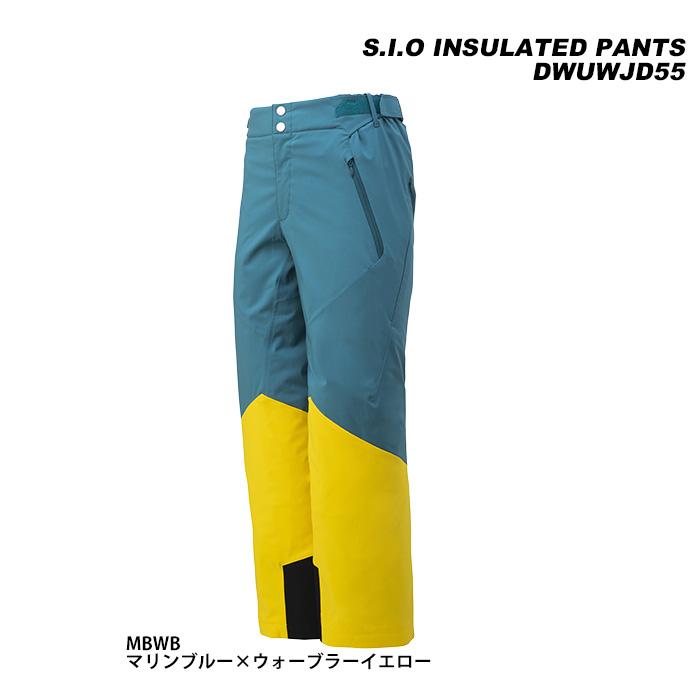 美品❕ S.I.O デサントスキーパンツDWUWJD55 マリンブルー　L DESCENTE DWUWJD55 S.I.O INSULATED PANTS 23-24モデル デサント