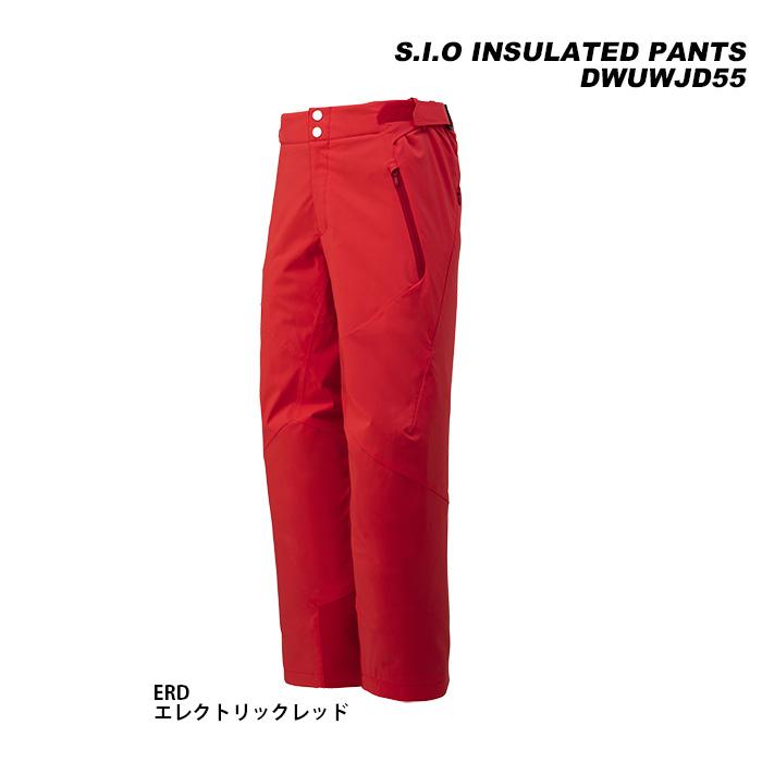 デサント スキーウェア パンツ DWUUJD55 ダークレッド/DR1 Mサイズ DESCENTE DWUWJD55 S.I.O INSULATED PANTS 23-24モデル デサント