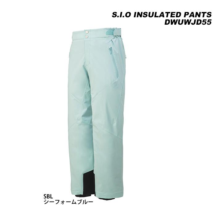 デサントS.I.O インシュレーテッドパンツ DWUWJD55 M ブラック DESCENTE（デサント） DESCENTE DWUWJD55 S.I.O INSULATED PANTS 23-24