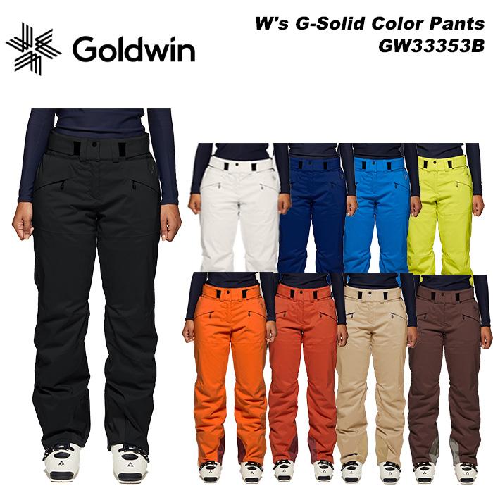 GOLDWIN GW33353B W's G-Solid Color Pants23-24モデル ゴールド GOLDWIN GW33353B W's G-Solid Color Pants23-24モデル ゴールド