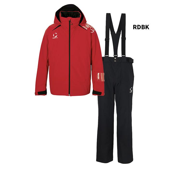 デサント　Move Sport 子ども用スキーウェア 赤/黒 MOVESPORT DESCENTE デサント スキーウェア 上下セット INSULATED SUIT