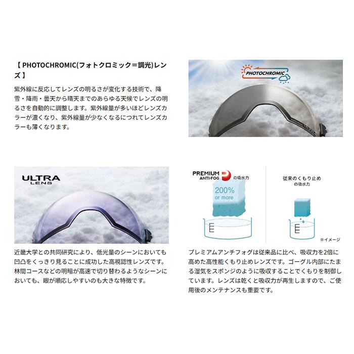 Powsterスキーゴーグル 雪上 OTG スキー板 ゴーグル 磁性 交換レンズ