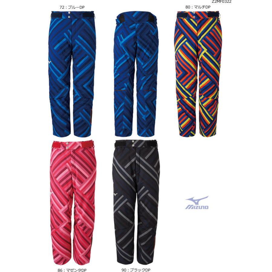 MIZUNO/ミズノ スキーウェア DEMO PRINT SKI PANTS パンツ/Z2MF0322(2021)20-21｜amuz｜02