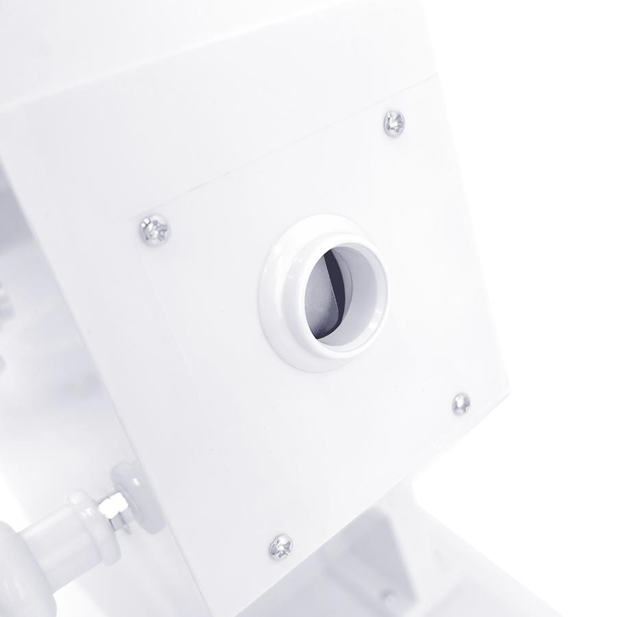 15mm玉専用】ガラガラ抽選機（ホワイト） 工具不要 ワンタッチですぐに