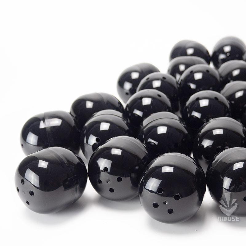 ガチャガチャ カプセル 48mm 黒色 100個入り 景品カプセル ガチャポン