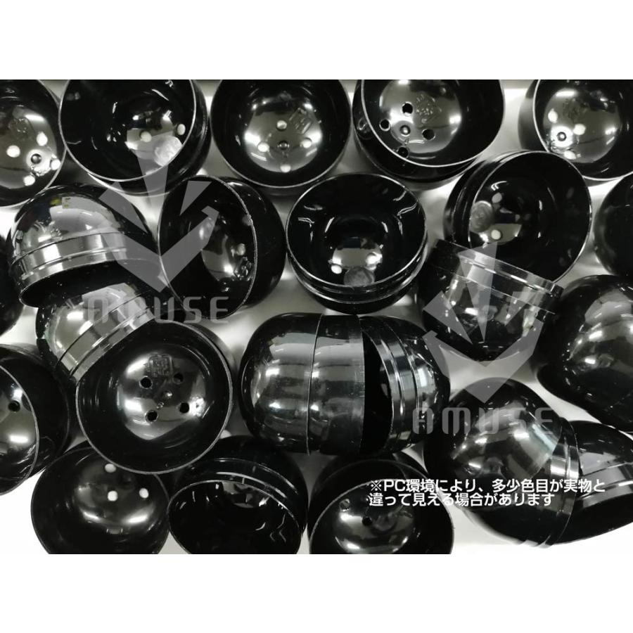ガチャガチャ用 空カプセル 65mm 黒 約500個入り 業務用 景品カプセル