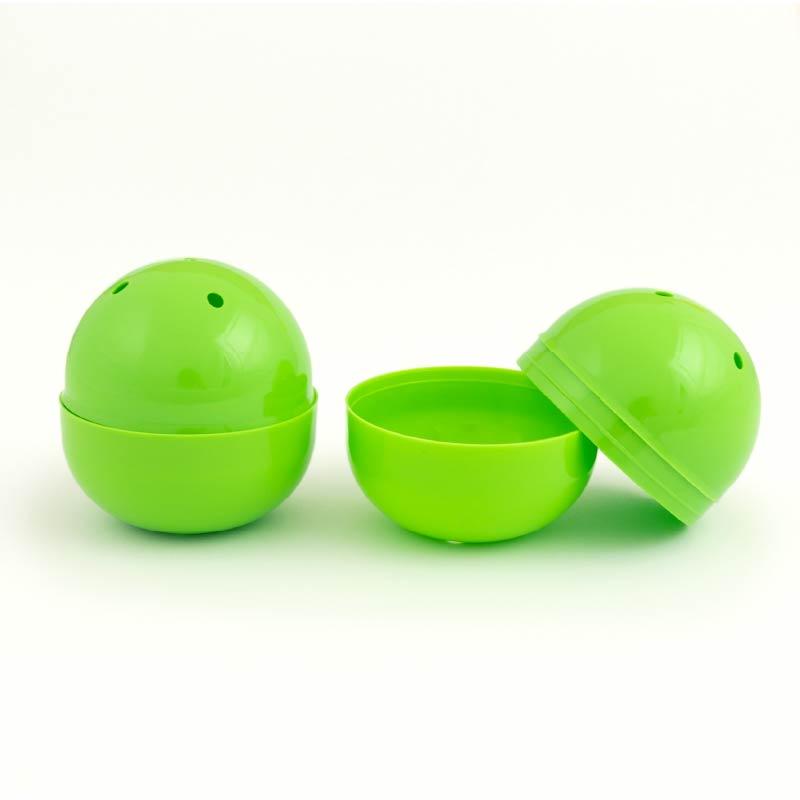 ガチャガチャ用 空カプセル 65mm 緑(不透明) 50個入り 景品カプセル