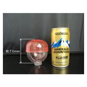 ガチャガチャ用 空カプセル 65mm青＋透明 約500個入り 業務用