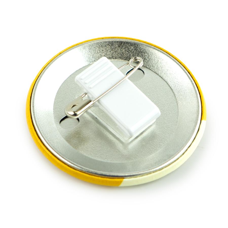 2WAY クリップ付き缶バッジ56mm（難聴） : ガチャあミューズ Yahoo