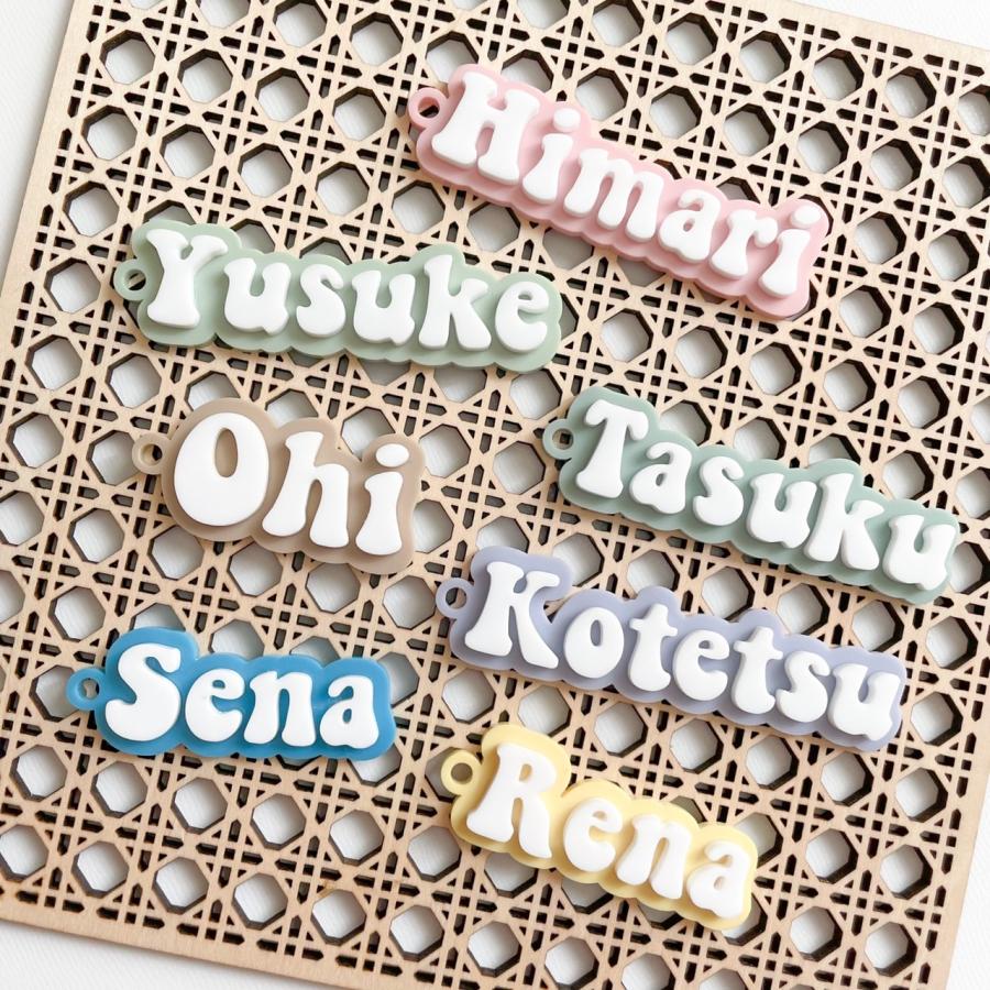 アクリルネームキーホルダー キーホルダー 推し活 オーダー : am works