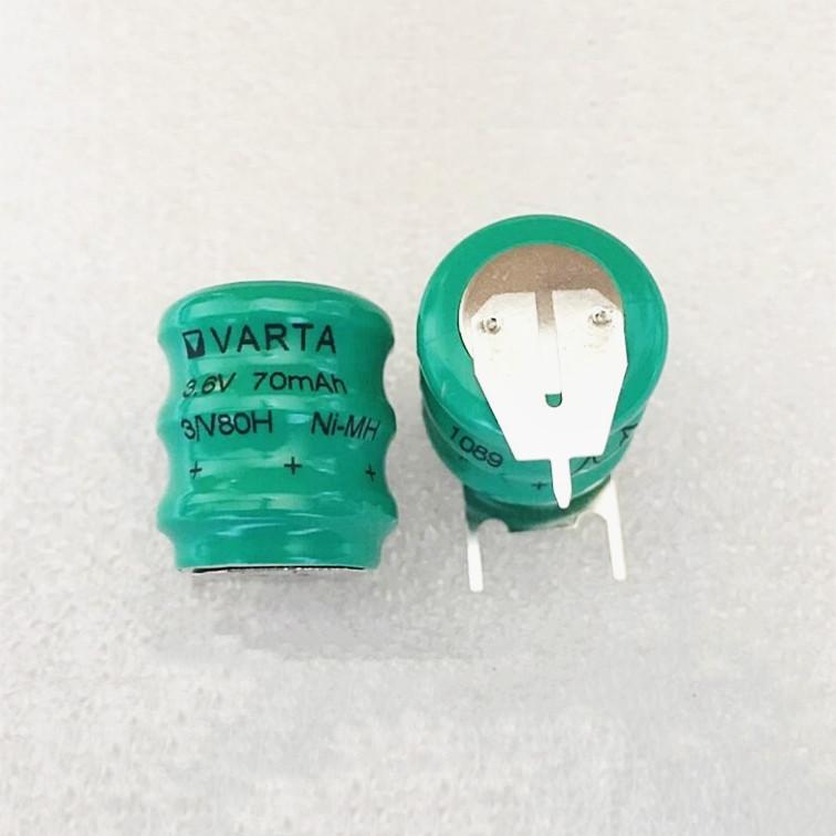 純正 新品 VARTA 3/V80H 3.6V 70mAh ニッケル水素電池 3端子付き 基板