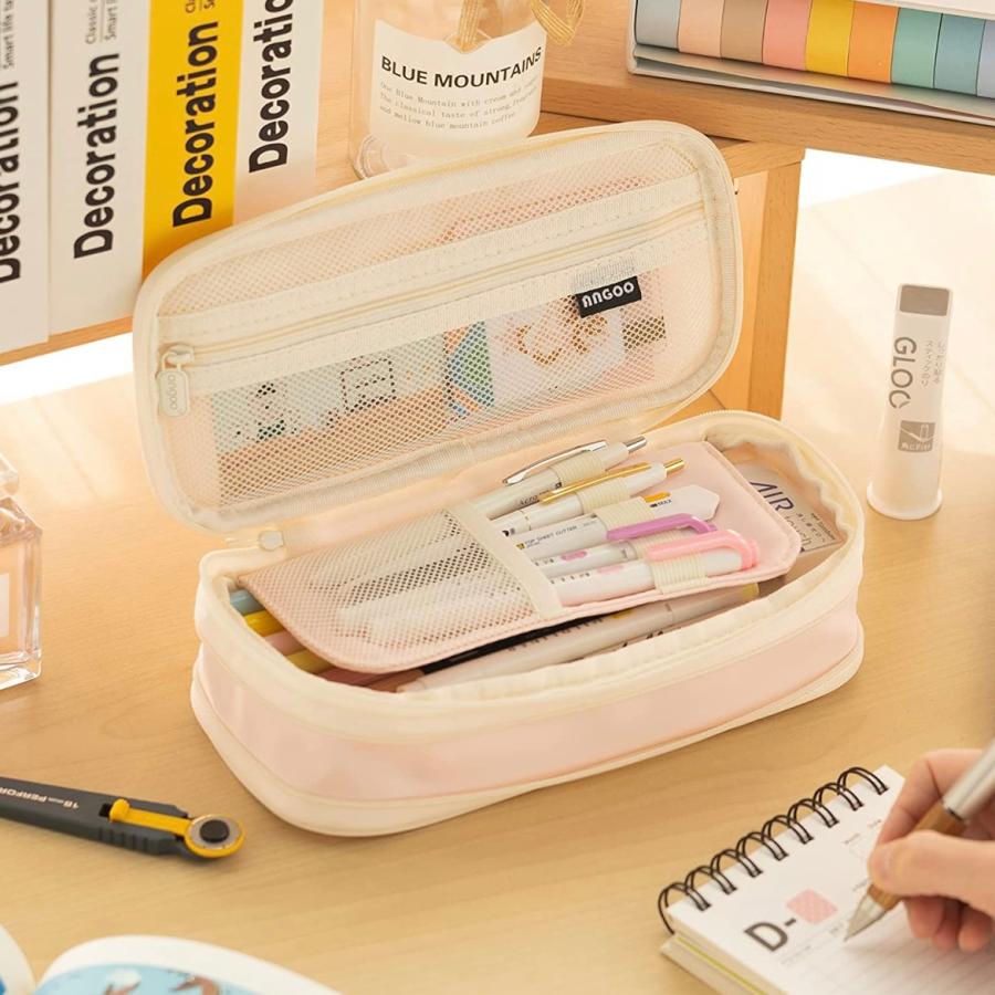 筆箱 大容量 縦型 多機能 ツール ペン キャンバス ペンケース ペンケース 大容量 筆箱 多機能 ツールペンケース ポーチ 学生 子供