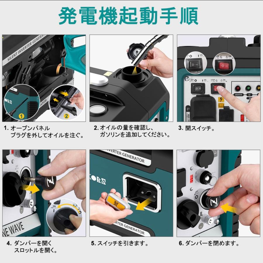 SAKOBS発電機 インバーター 防音型 正弦波 最大出力1.88KVA 100V SAKOBS発電機 インバーター 防音型 正弦波 最大出力1.88KVA 100V